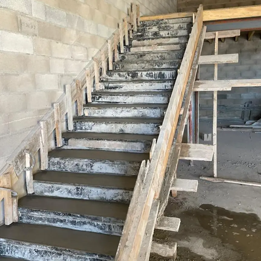 THR CONSTRUCTION escalier beton maison construite complete par thr construction